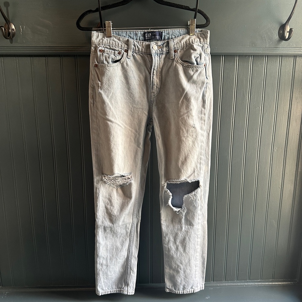 Women's GAP Boyfriend Distressed Jeans